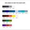 tank top color chart - Hunter X Hunter Merch
