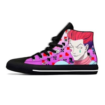 New Design Hunter X Hunter Hisoka High Top Men Women Shoes