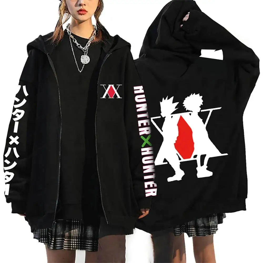 Anime Hunter X Hunter Gon Freecss And Zoldyck Killua Zipper Hoodie