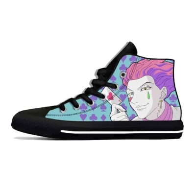 Anime Hunter X Hunter Hisoka High Top Men Women Shoes