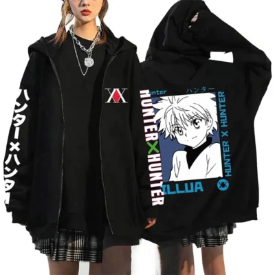 Hot Item Hunter X Hunter Zoldyck Killua Zipper Hoodie