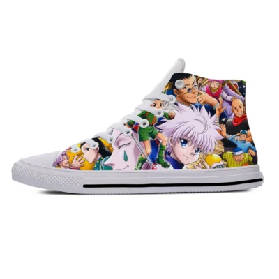 Hot Anime Hunter X Hunter Zoldyck Killua High Top Shoes