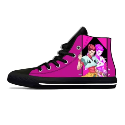 Anime Hunter X Hunter Hisoka Colorfull High Top Men Women Shoes