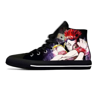 Hot Anime Hunter X Hunter Hisoka High Top Men Women Shoes