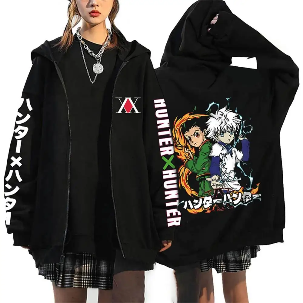 Anime Hunter X Hunter Colorfull Zipper Hoodie