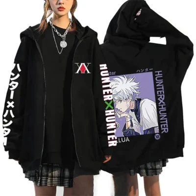 New Collection Hunter X Hunter Zoldyck Killua Zipper Hoodie