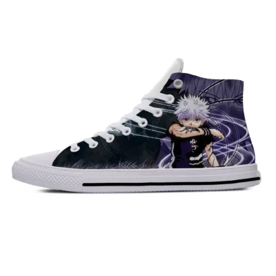 Anime Hunter X Hunter Zoldyck Killua High Top Shoes