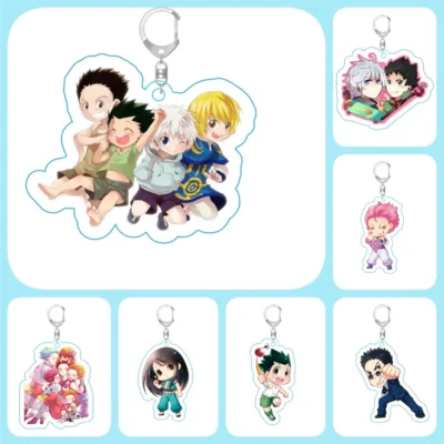 6CM Cute Anime hunter x hunter Acrylic Keychain