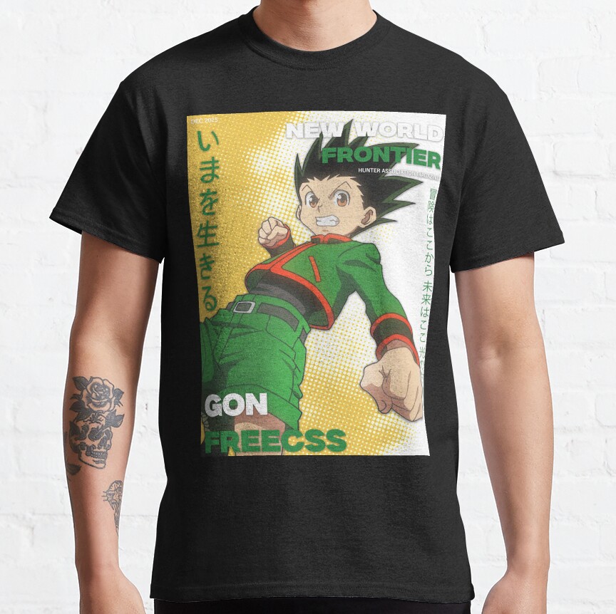 Hunter X Hunter Magazine Cover Art Gon T-Shirt - Image 7