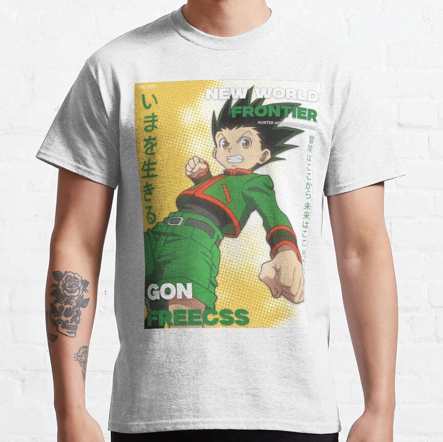Hunter X Hunter Magazine Cover Art Gon T-Shirt