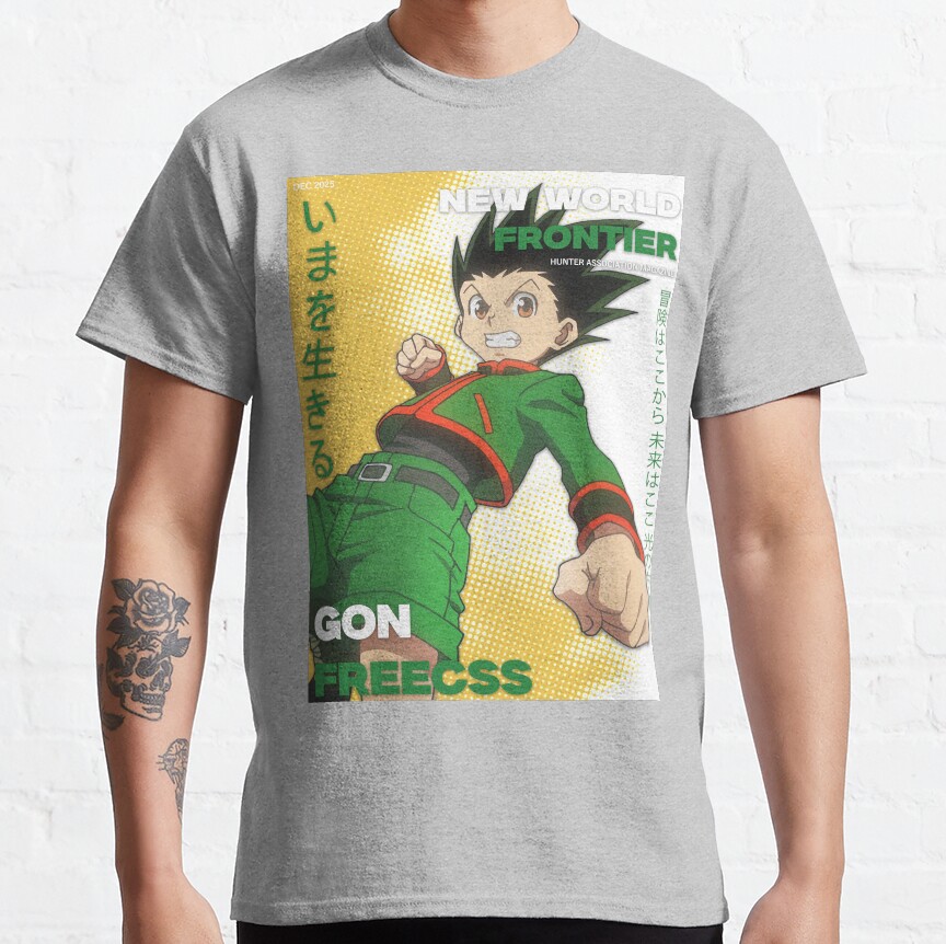 Hunter X Hunter Magazine Cover Art Gon T-Shirt - Image 6