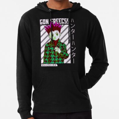 Green Haired Hunter Prodigy Iconic Anime Tribute Hoodie