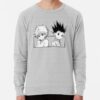 ssrcolightweight sweatshirtmensheather greyfrontsquare productx1000 bgf8f8f8 6 - Hunter X Hunter Merch