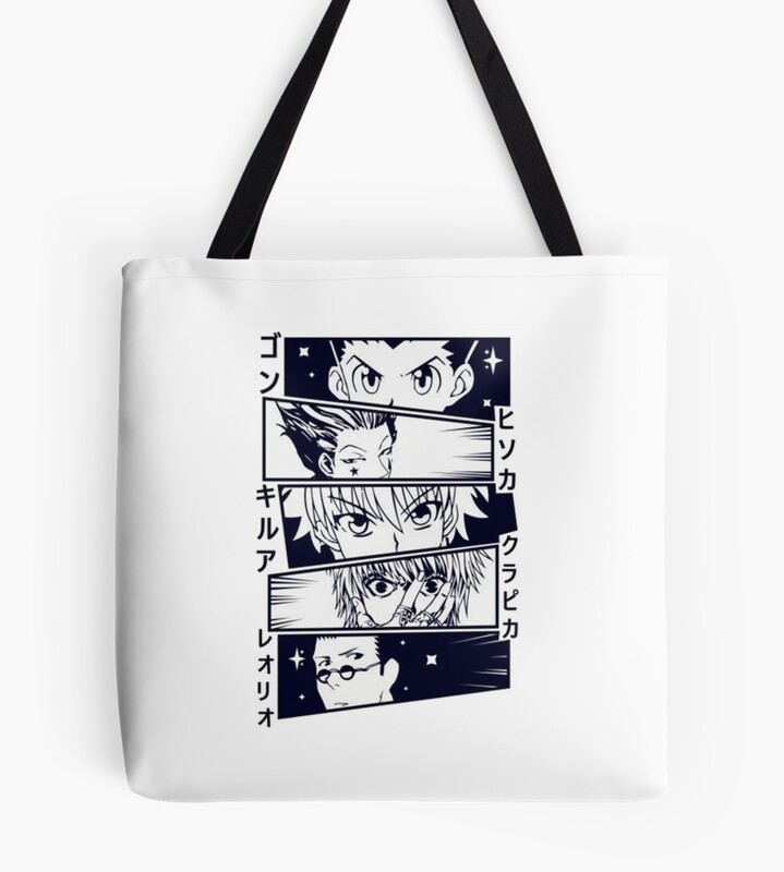 Anime Faces Tote Bag