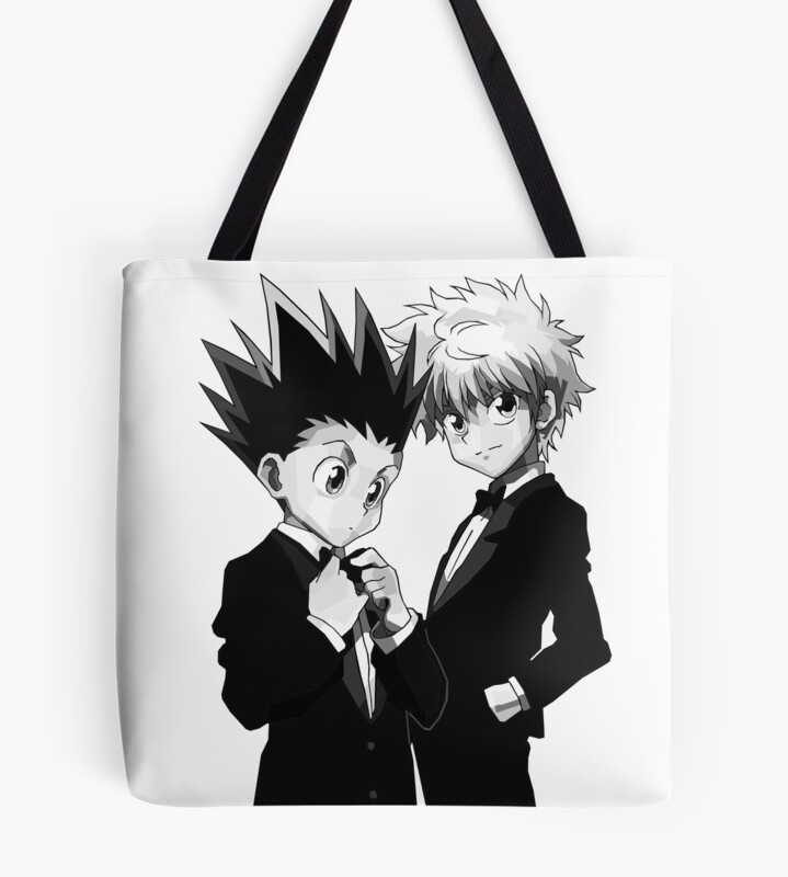 Anime Hunter Bandw Tote Bag