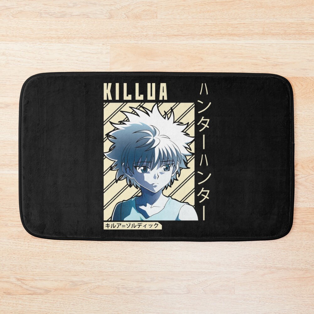 Zoldyck Killua God Of Speed Bath Mat