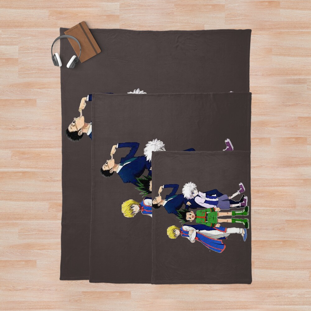 Anime Nods Classic T Shirt Copy Throw Blanket - Image 3