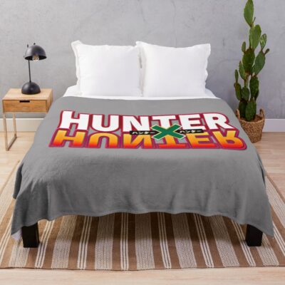 Hunting Anime Throw Blanket