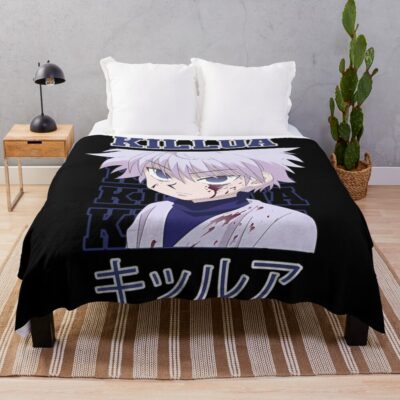 Retro Manga Vintage Anime 90S Shonen Throw Blanket