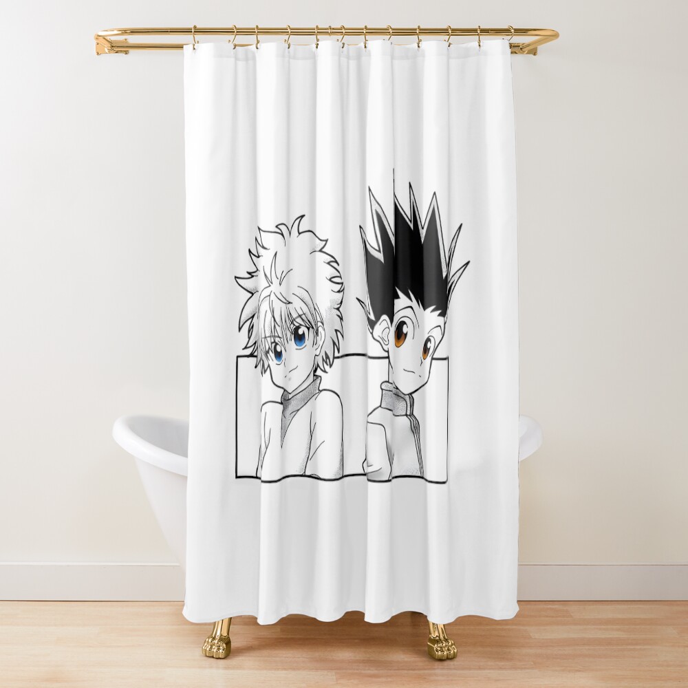 Two Best Friends Bassic Shower Curtain