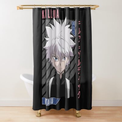God Of Speed Zoldyck Killua Shower Curtain