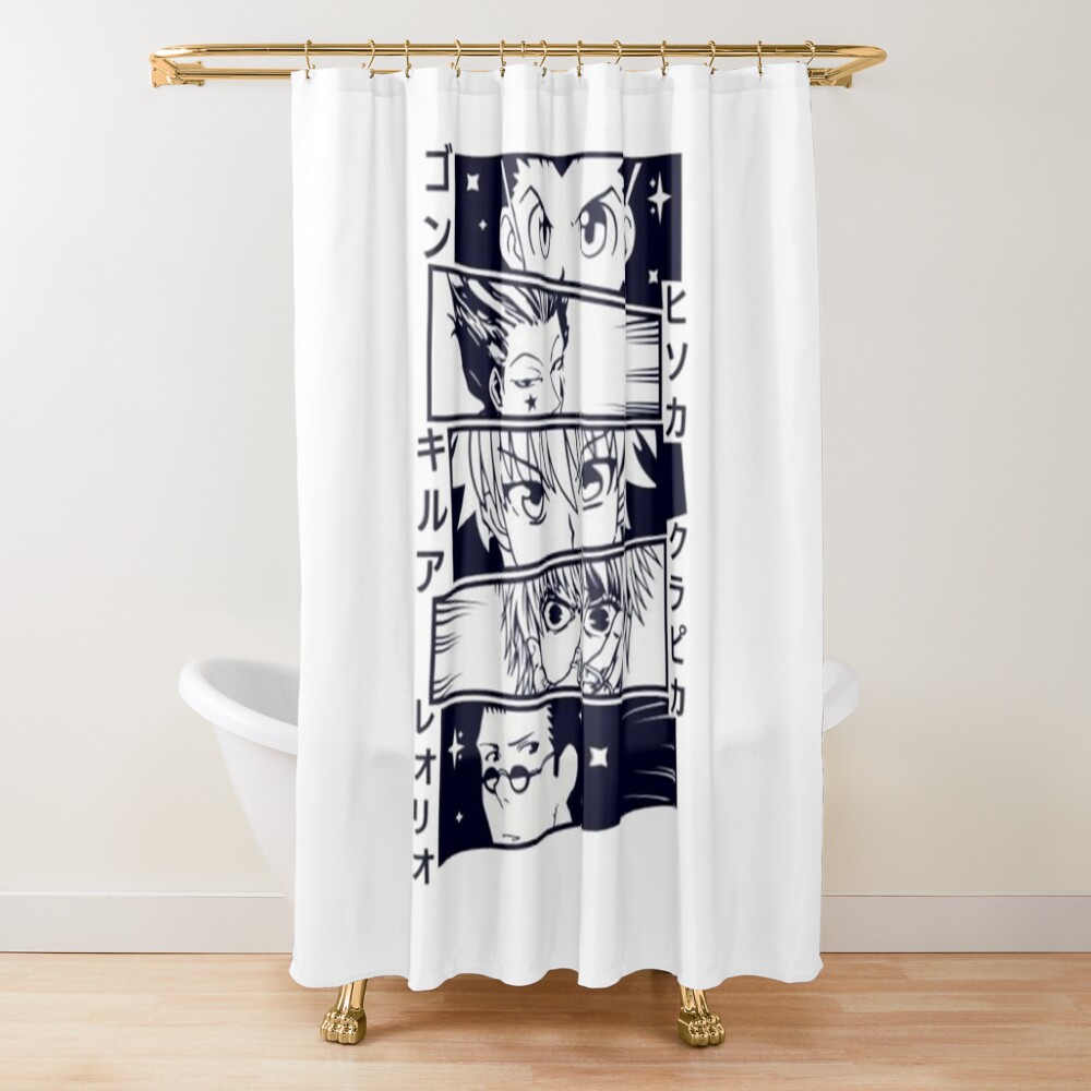 Anime Faces Shower Curtain